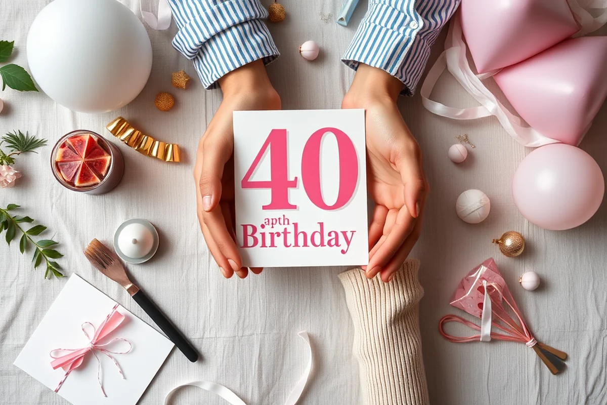 40th birthday parties invitations for small spaces — 40th Birthday Parties Invitations For Small Spaces (the finished result)