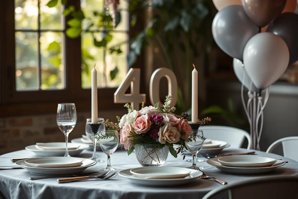 40th Birthday Parties Planning Checklists Timelines For Small Spaces