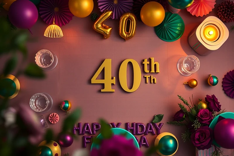 40th birthday parties themes decor that actually work — 40th Birthday Parties Themes Decor That Actually Work (the finished result)
