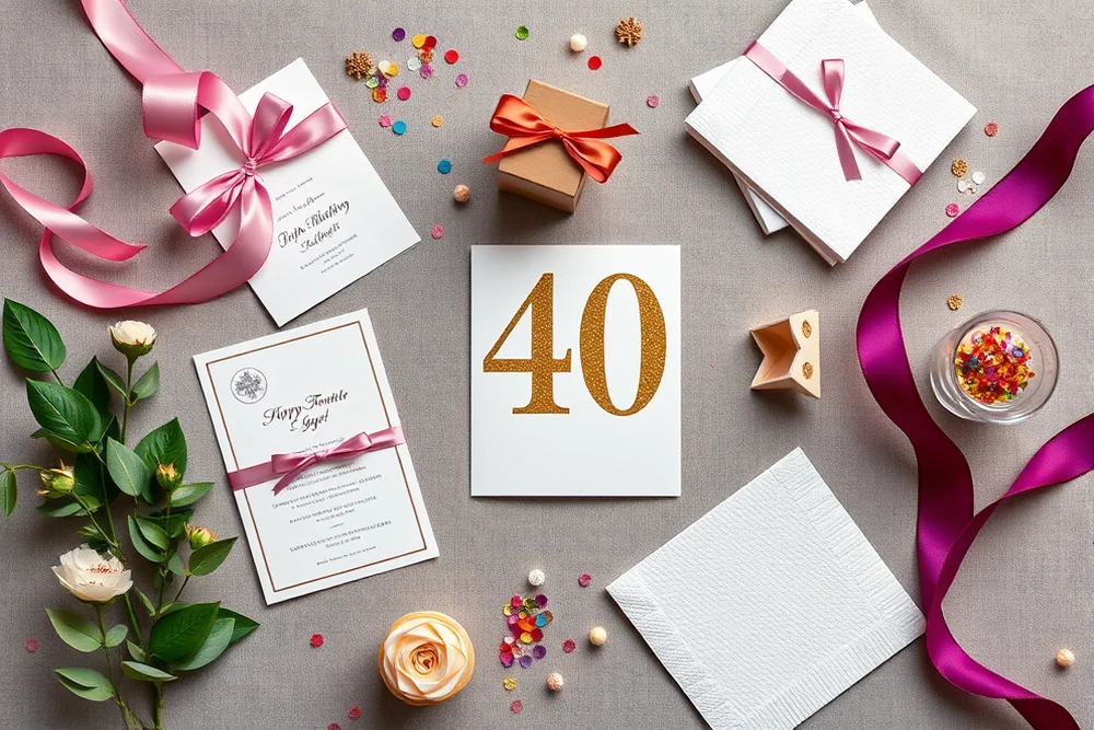 40th birthday parties tips — 40th Birthday Parties Tips (the finished result)