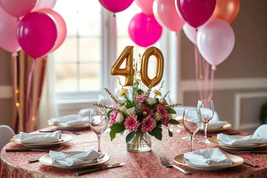 40th Birthday Party Ideas For Women
