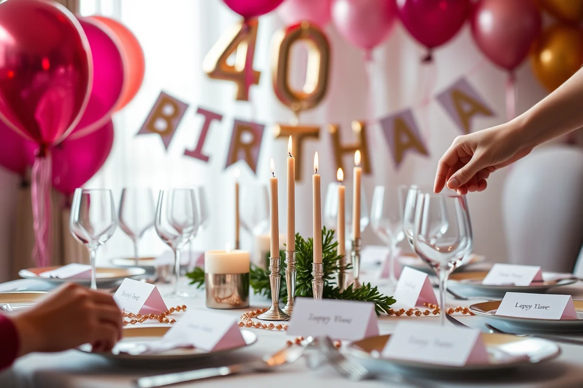 40th birthday party invitations — 40th Birthday Party Invitations (step by step)
