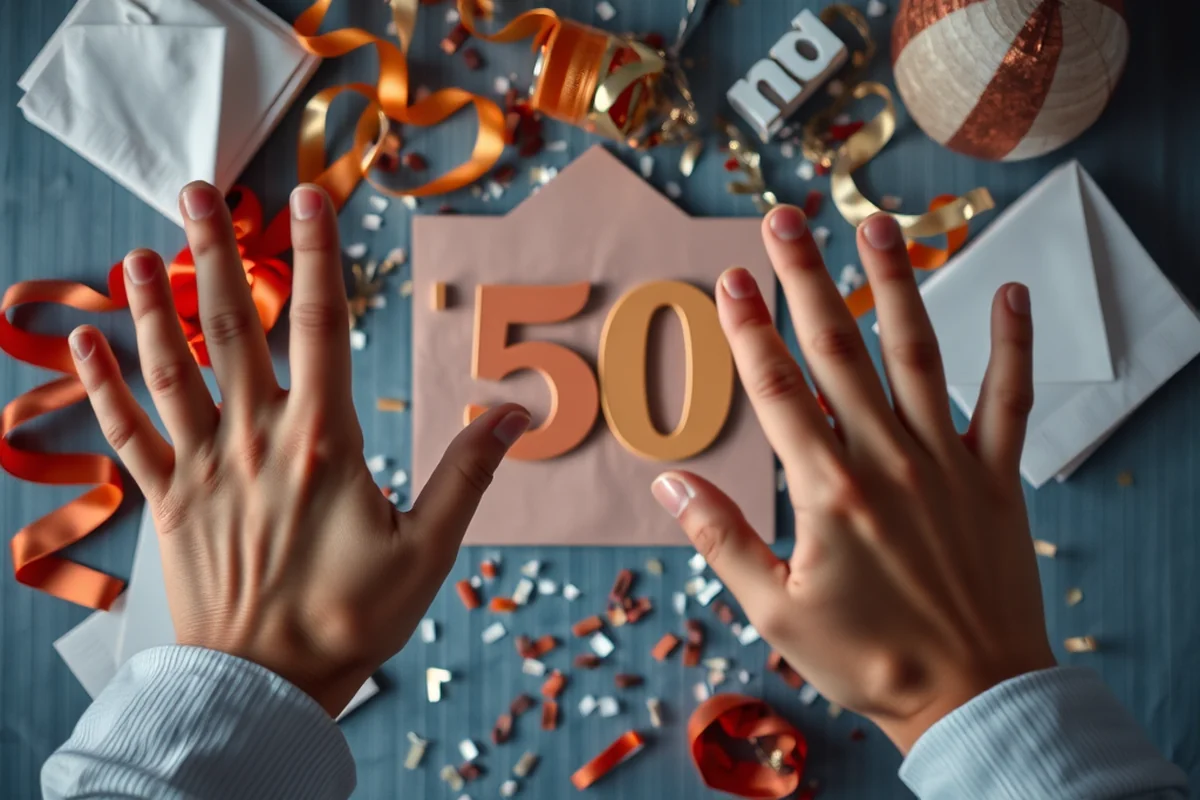 50th birthday party decorations — 50Th Birthday Party Decorations (the finished result)