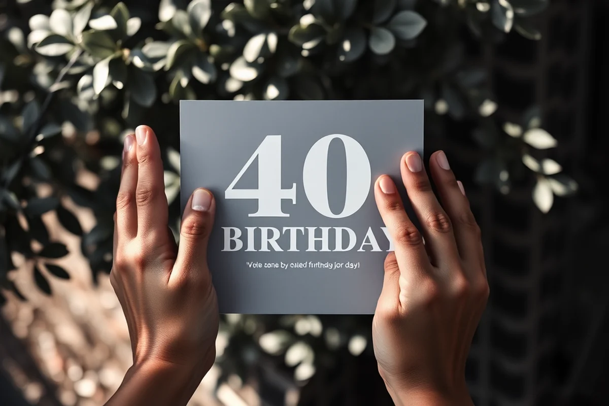 budget 40th birthday parties printable — Budget 40th Birthday Parties Printable (the finished result)