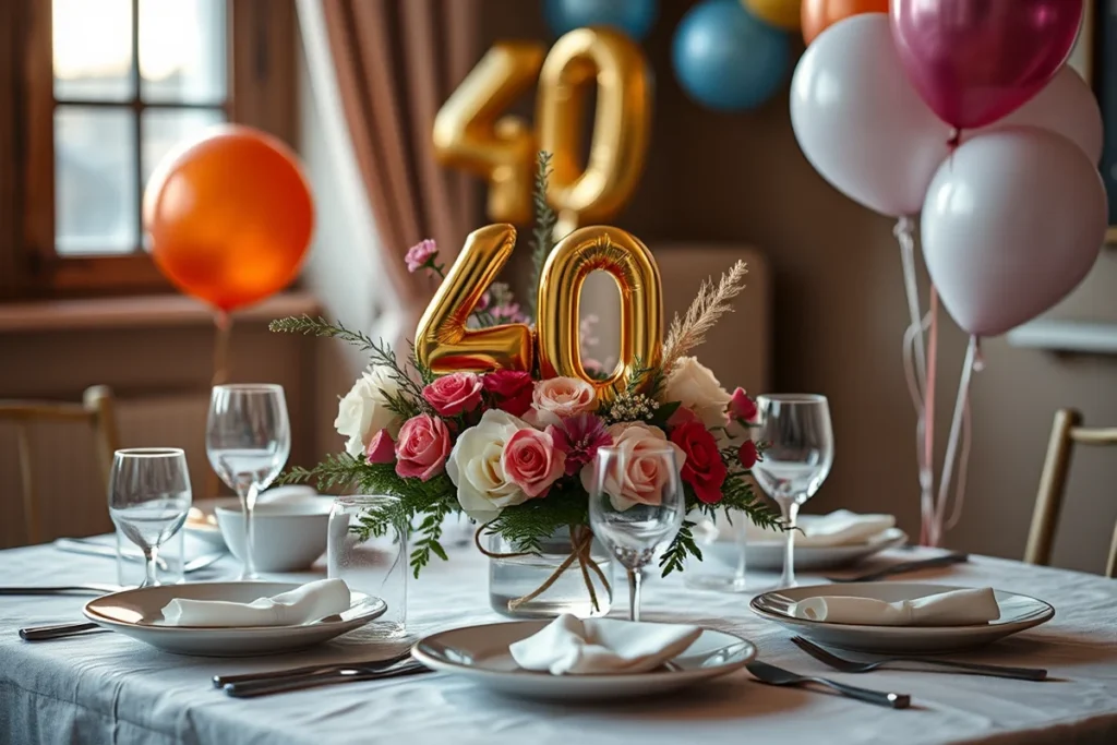 Easy 40th Birthday Parties Favors