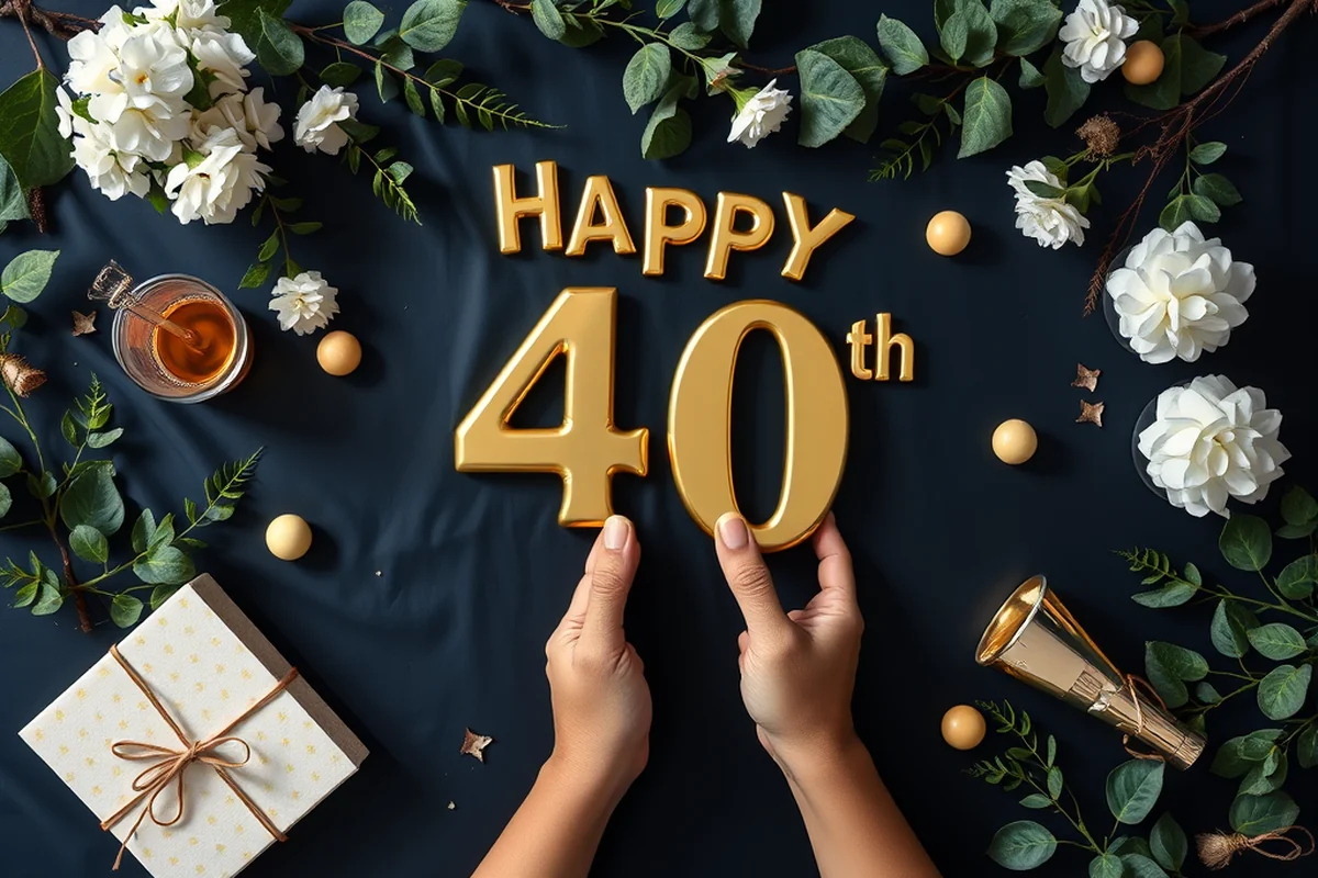 happy 40th birthday images — Happy 40Th Birthday Images (the finished result)