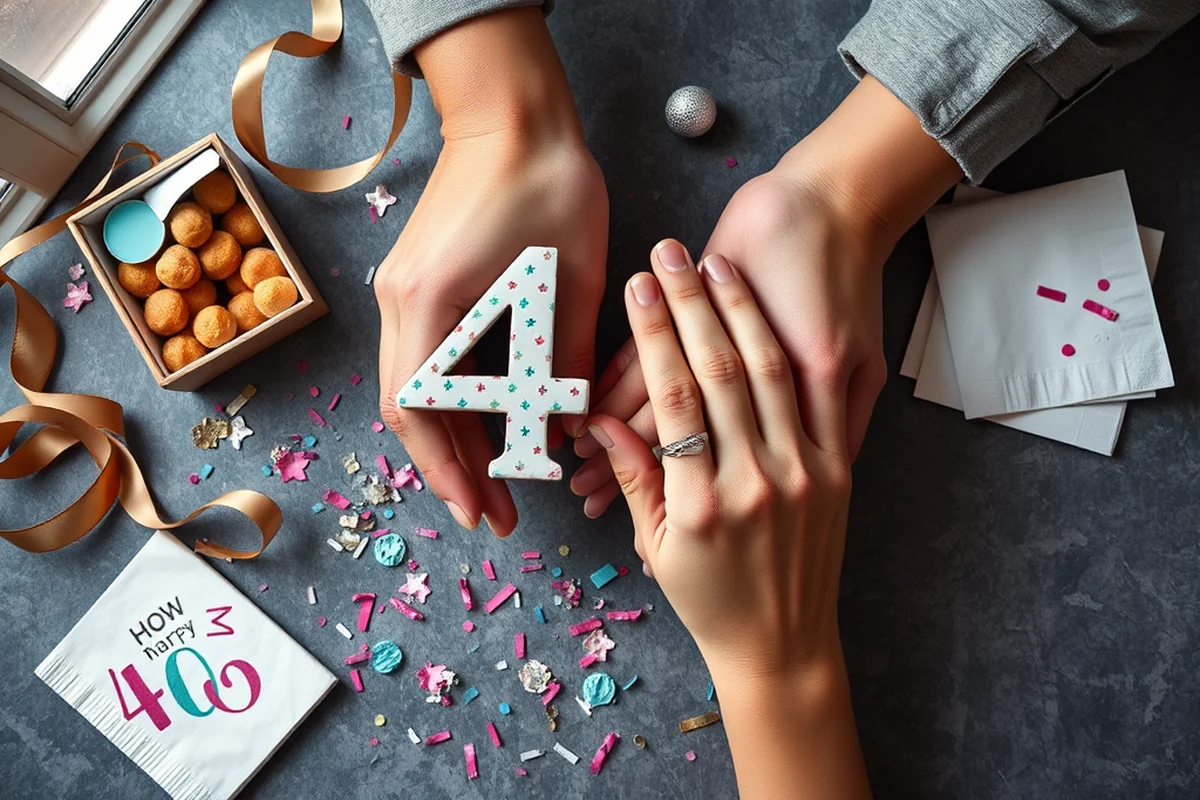 how to 40th birthday parties food — How To 40th Birthday Parties Food (the finished result)