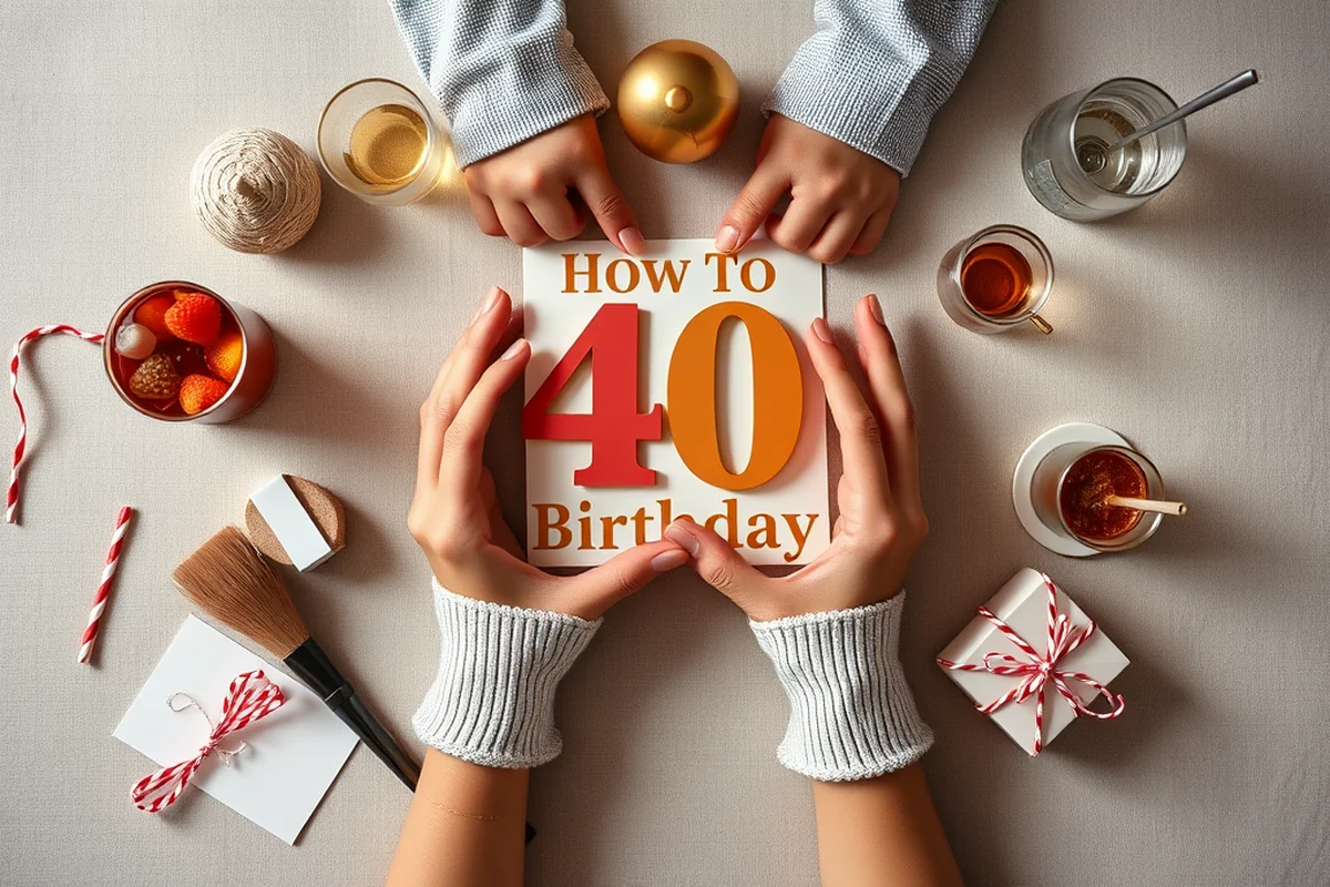 how to 40th birthday parties invitations favors — How To 40th Birthday Parties Invitations Favors (the finished result)