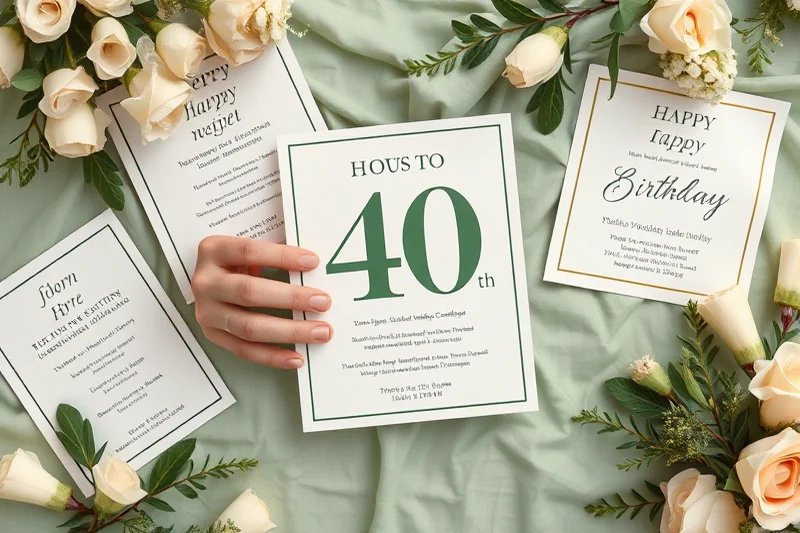 how to 40th birthday parties themes — How To 40th Birthday Parties Themes (the finished result)
