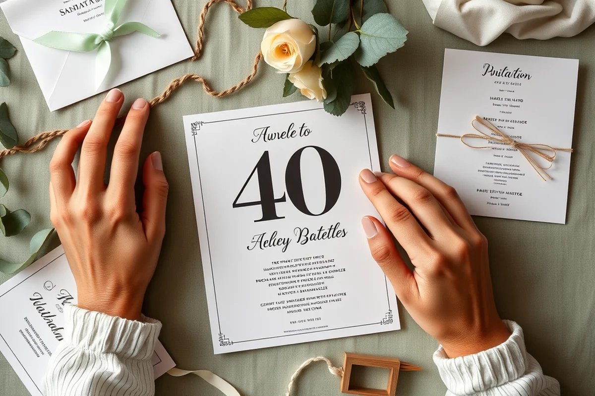 how to budget 40th birthday parties — How To Budget 40th Birthday Parties (the finished result)