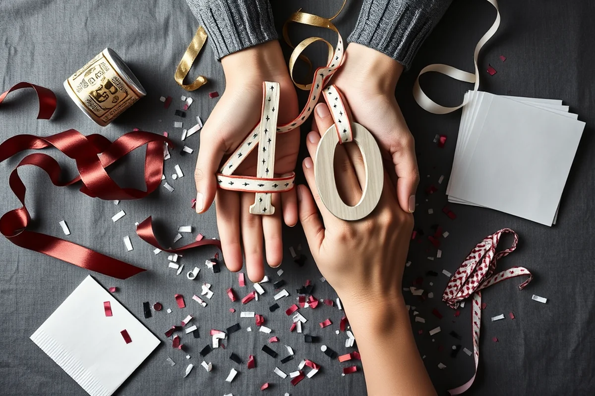 quick 40th birthday parties budget — Quick 40th Birthday Parties Budget (the finished result)