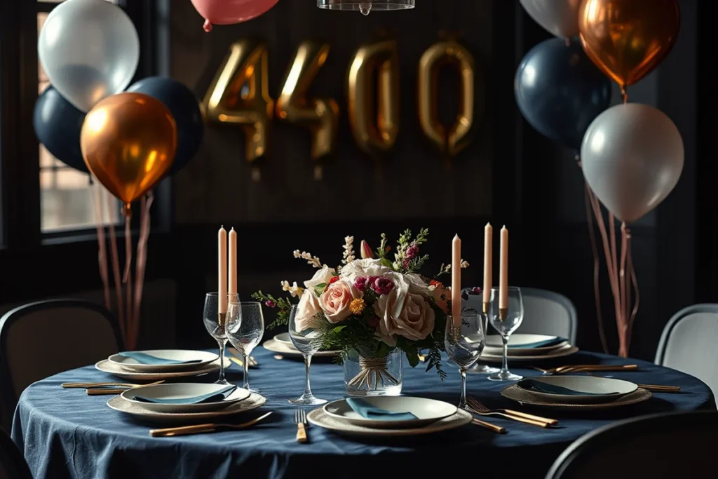 Simple 40th Birthday Parties Decor