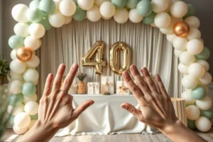 40th Birthday Parties Invitations Favors Examples